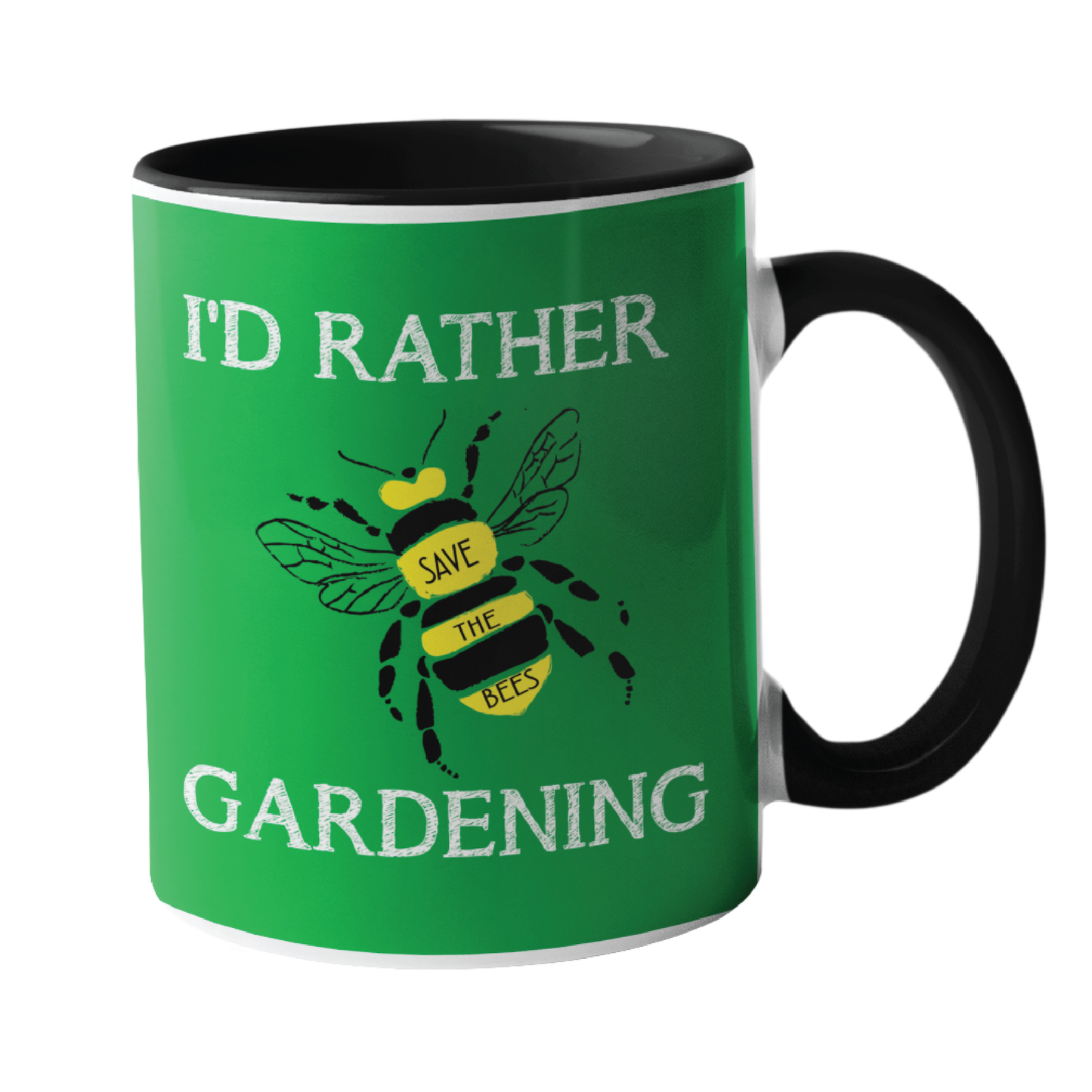I'd rather be, Gardening Humour Mug