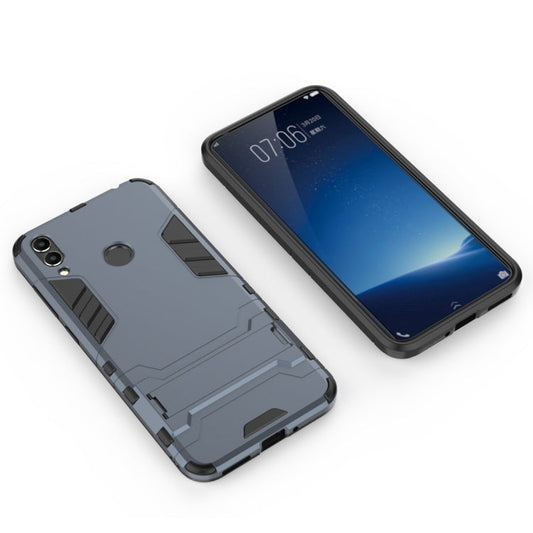 Shockproof PC + TPU Case for Huawei Honor 8C, with Holder, For Huawei Honor 8C