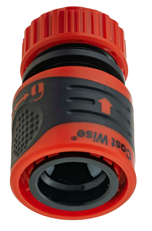 Cost Wise Click and Lock Hose Connector 1/2" Orange