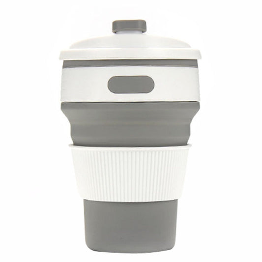 350ml Folding Portable Silicone Coffee Cup Multi-function Travel Cup