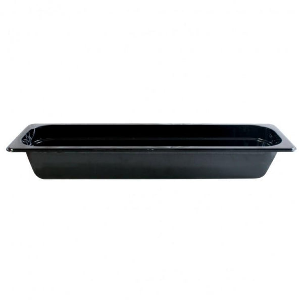 GN 2/4 Polycarbonate Gastronorm 65mm Black