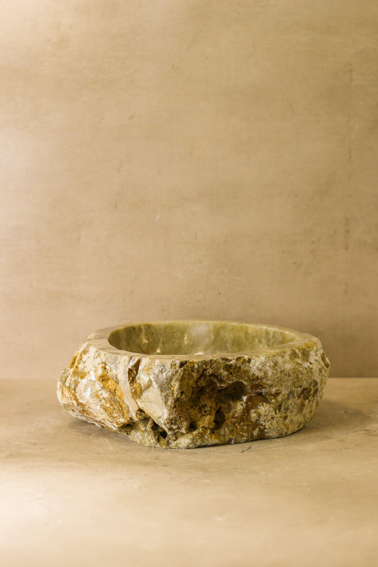 Raw Edge Onyx Wash Basin - No 3