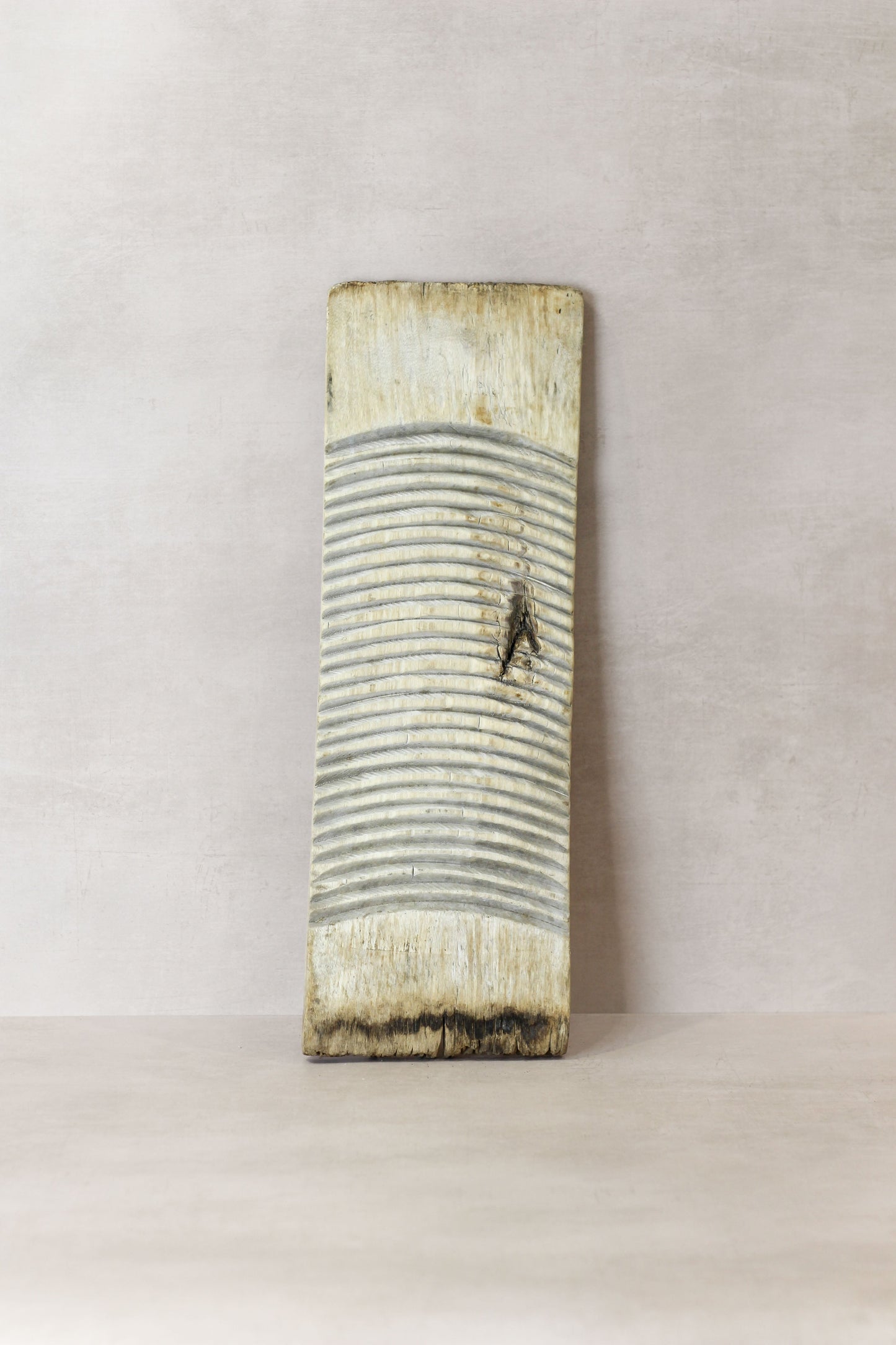 Vintage Elm Wooden Washboard - no 20