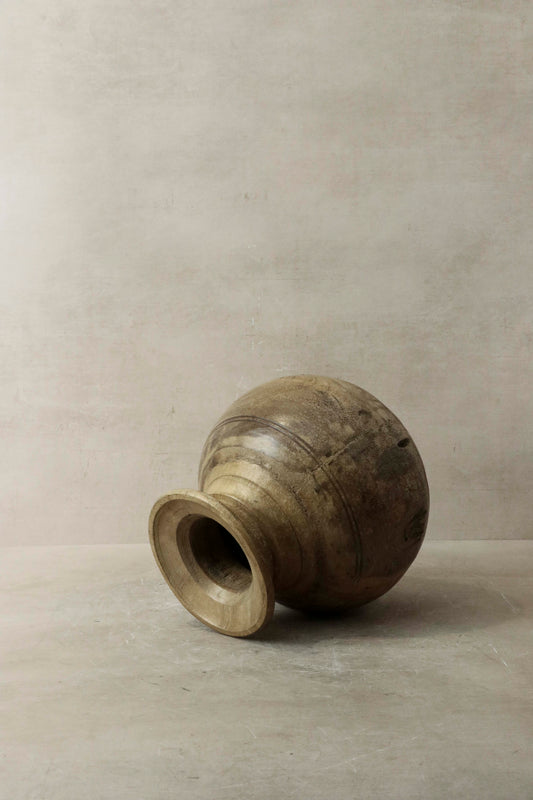 Vintage Teak Vase - 57.3