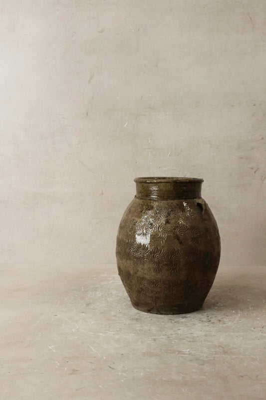 Vintage Glazed Yunnan Pot - OB54