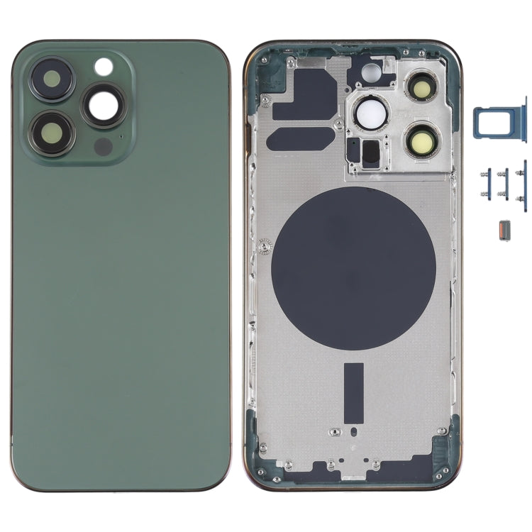 Back Housing Cover with SIM Card Tray & Side Keys & Camera Lens for iPhone 13 Pro, For iPhone 13 Pro(with SIM Card Tray), For iPhone 13 Pro (with SIM Card Tray), For iPhone 13 Pro