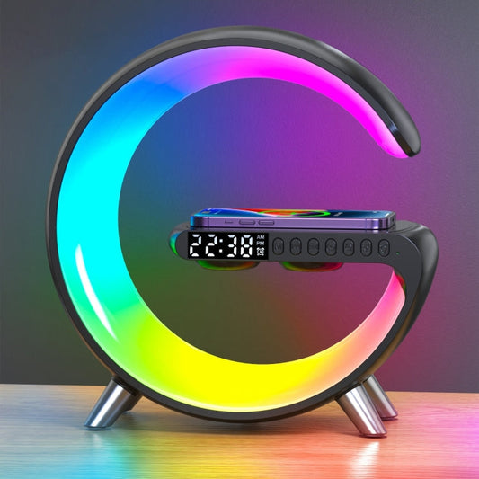 N69 Smart Bluetooth Speaker Support Wireless Charger & Alarm Clock & Ambient Light, US Plug, US Plug, N69 US Plug
