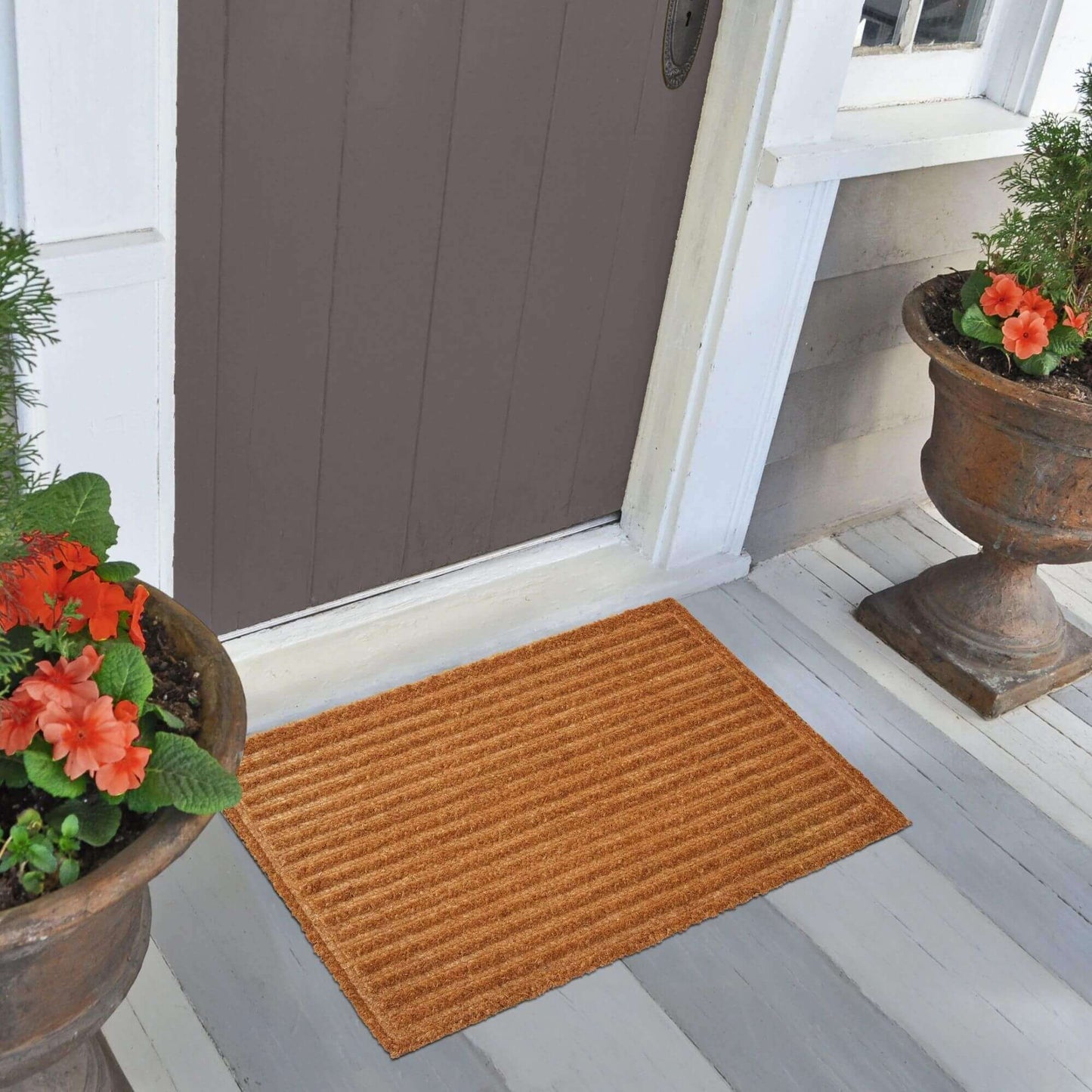 Coir Striped Pressed Mats 40x70 cm | 137