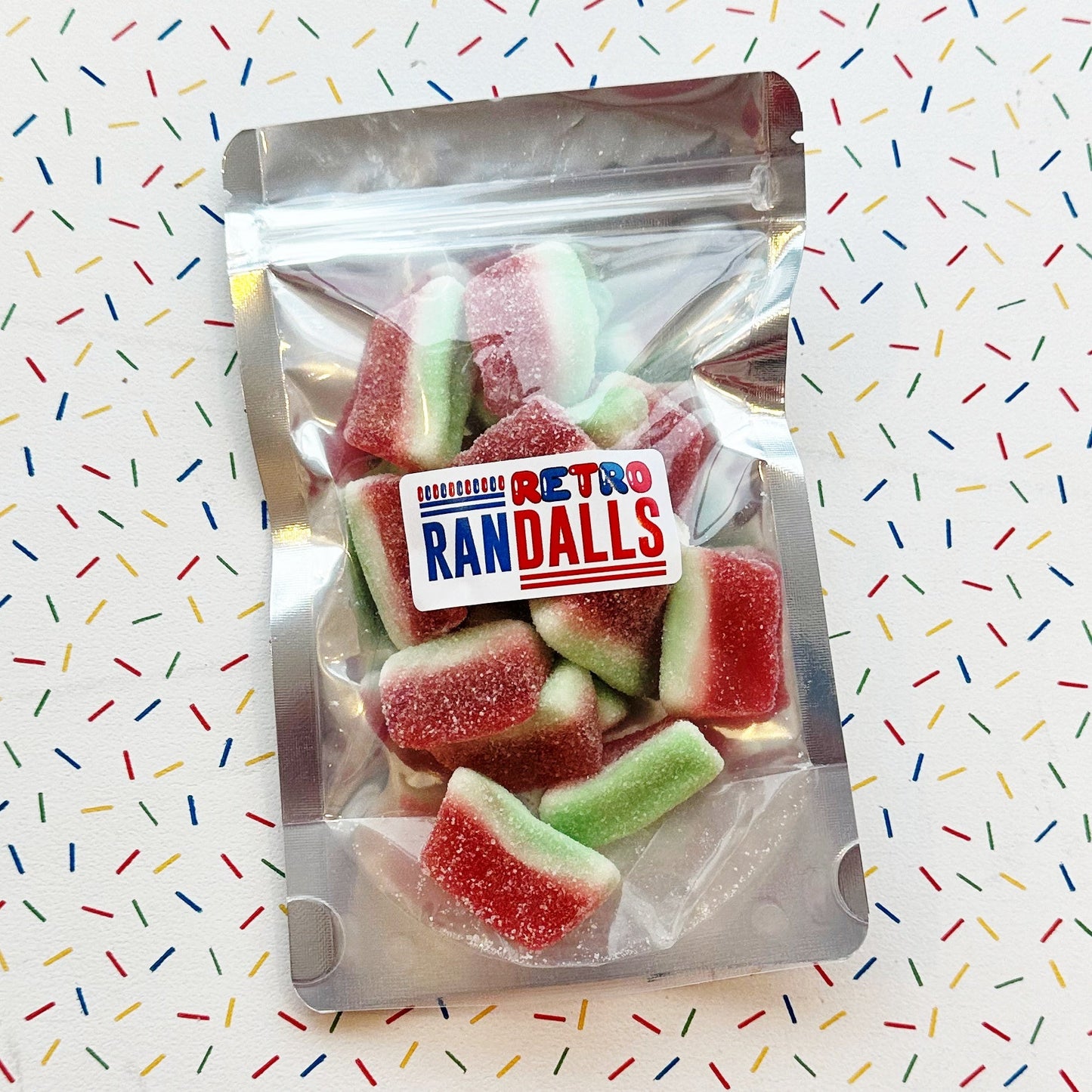 KINGSWAY FIZZY WATERMELON SLICES - 100g (BRITISH)
