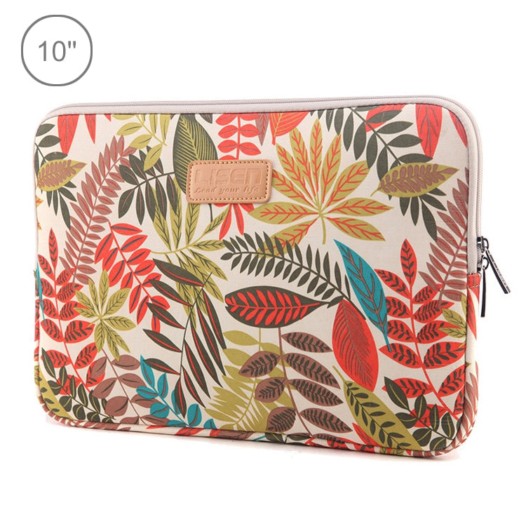 Lisen 10 inch Sleeve Case Colorful Leaves Zipper Briefcase Carrying Bag for iPad Air 2, iPad Air, iPad 4, iPad New, Galaxy Tab A 10.1, Lenovo Yoga 10.1 inch, Microsoft Surface Pro 10.6, 10 inch and Below Laptops / Tablets, 10 inch