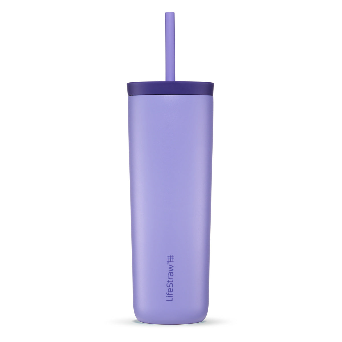 Lifestraw Go Stainless Steel Water Filter Tumbler - 500ml Thistle Purple