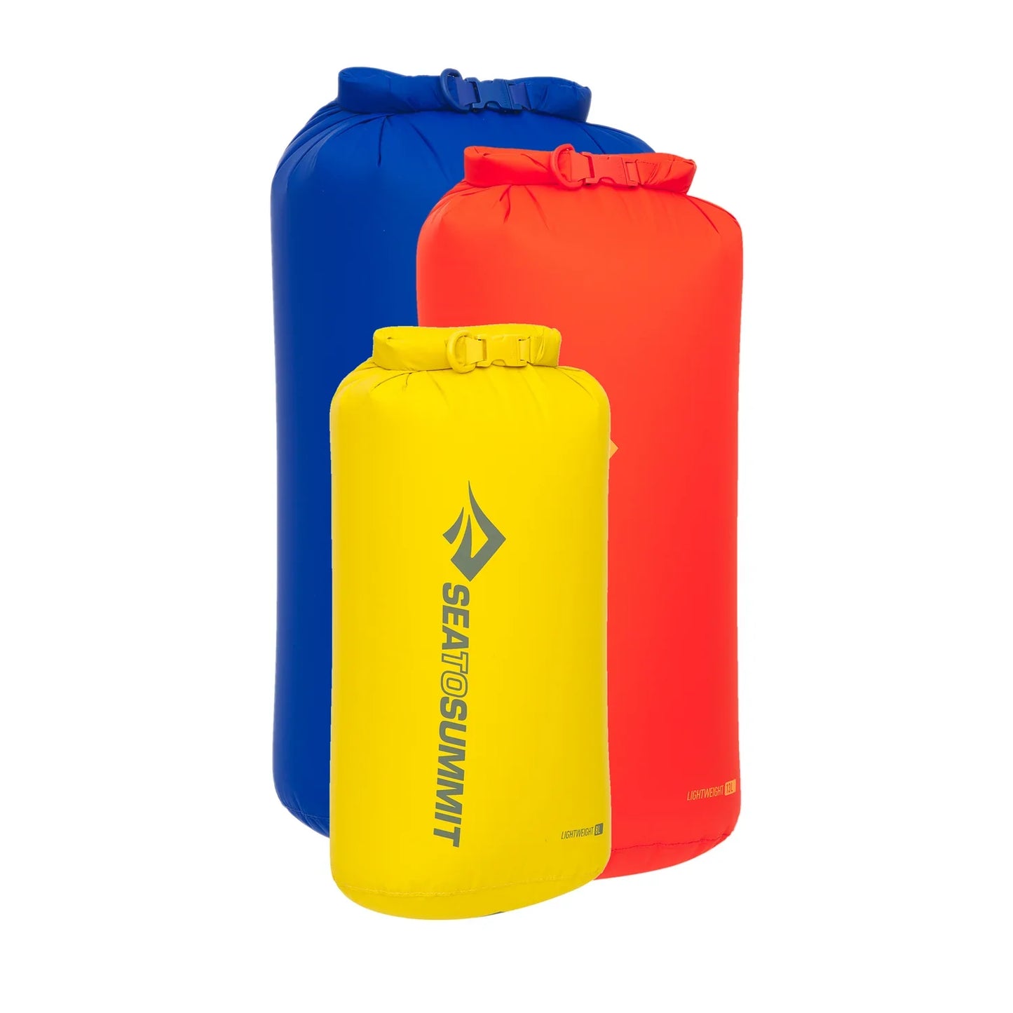 Sea To Summit Lightweight Dry Bag Set - 8/13/20L Yellow/Orange/Blue