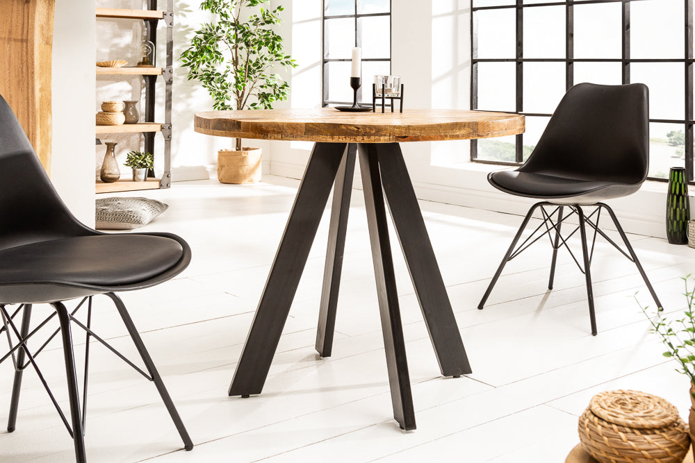 Merlin Mango Wooden 4 Seater Round Dining Table