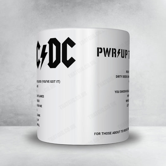 AC/DC Setlist Mug - Festivalterrein Stenehei, Dessel - August 9th, 2024