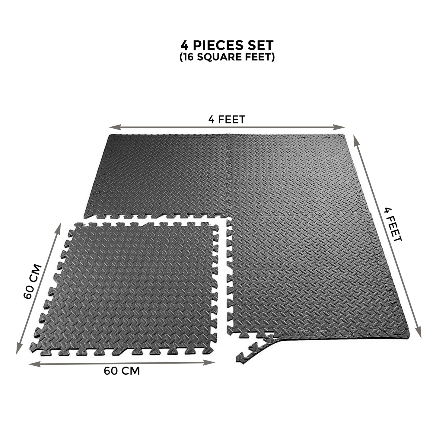 Interlocking Mat Yoga Exercise Gym Fitness