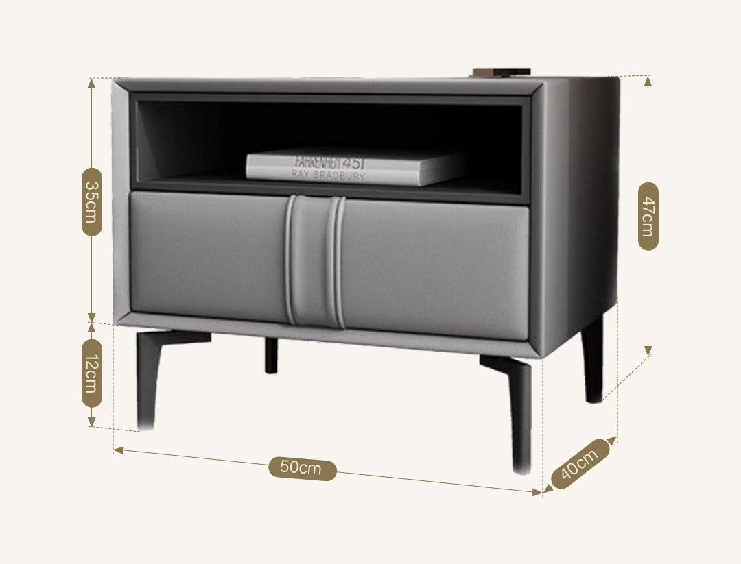 Mogensen Bedside Table, Grey