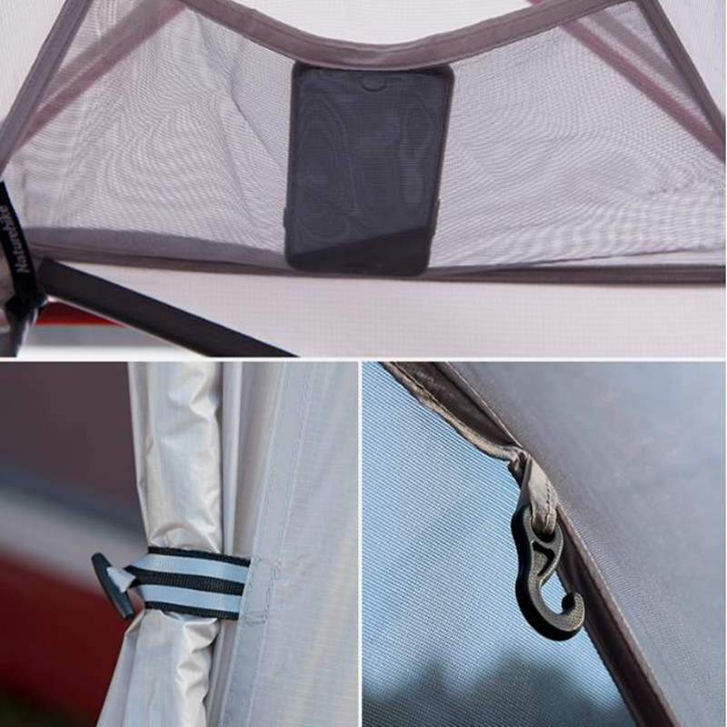 Naturehike Outdoor Camping CloudUp Tent 201T Green with Mat