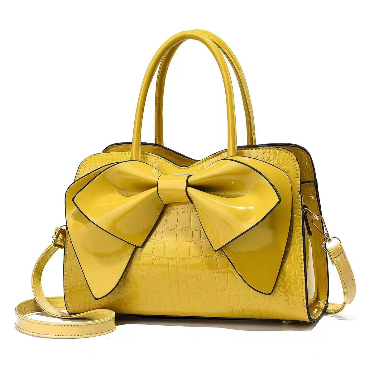 Women's Simple Elegant Western Style Shoulder Crossbody Handbag