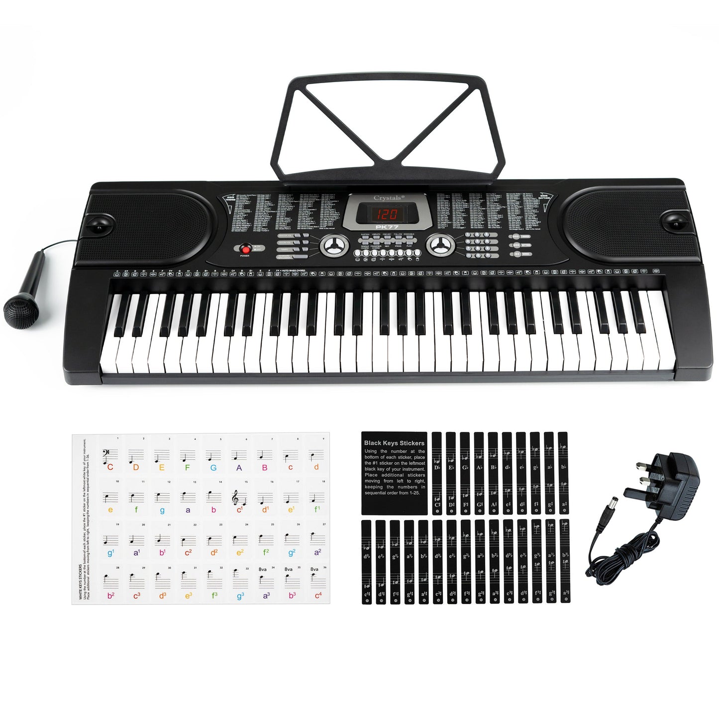 61 Keys Electronic Digital Music Piano Keyboard