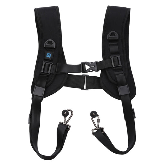PULUZ Quick Release Double Shoulder Harness Soft Pad Decompression Foam Strap Belt for DSLR Digital Cameras, Double Shoulder