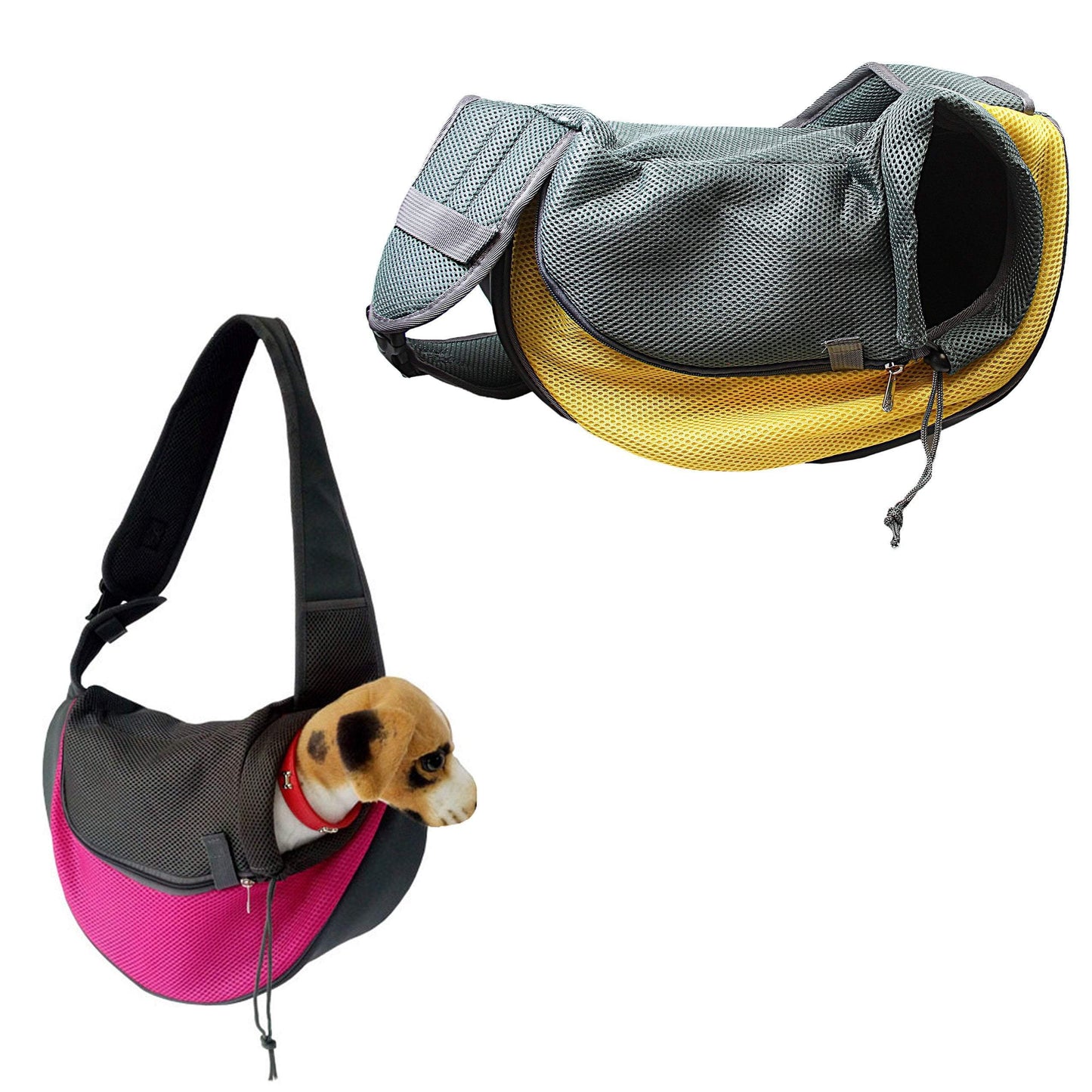 Pet Sling Carrier Backpack HandsFree Travel Solution for Small Pets