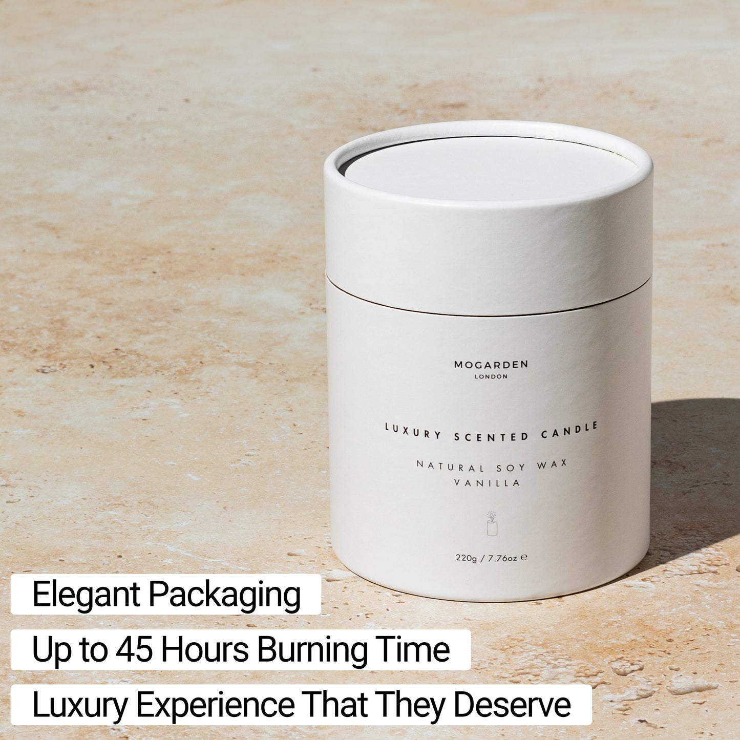 Thank You Candle - Luxury Vanilla Soy 220g | Thank You Gift