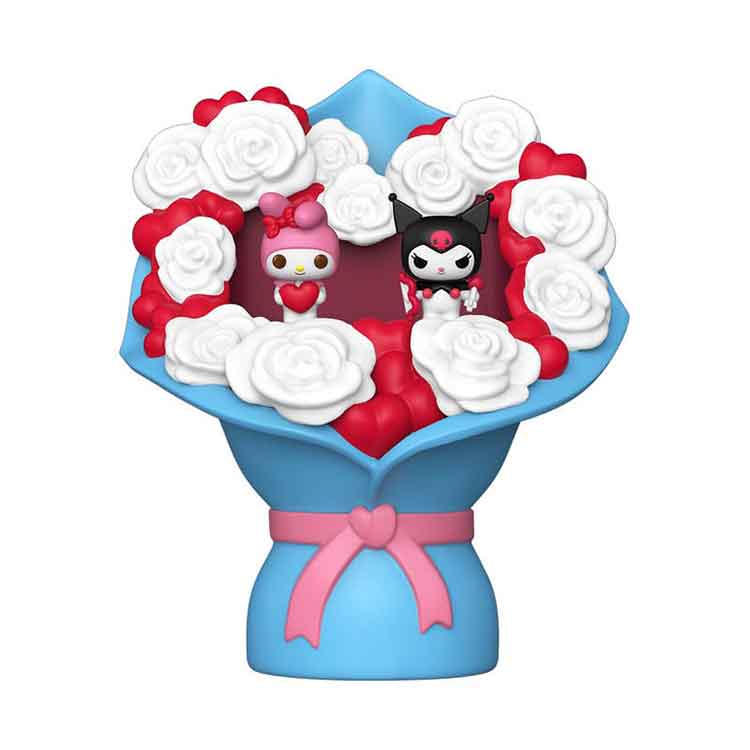 Funko Sanrio Bitty POP! Bouquet Vinyl Figure 2-Pack My Melody & Kuromi (Valentine)