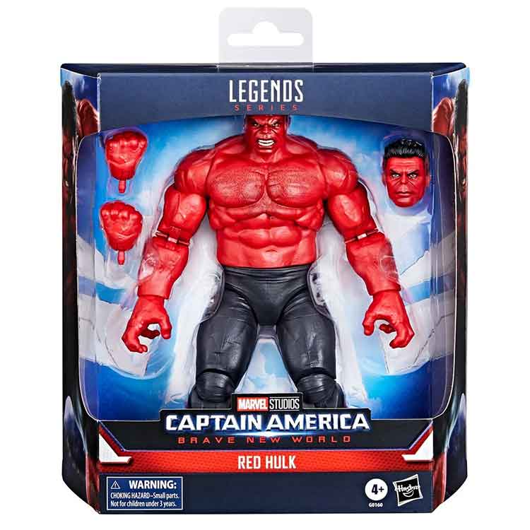 Captain America: Brave New World Red Hulk Deluxe 6 Inch Action Figure
