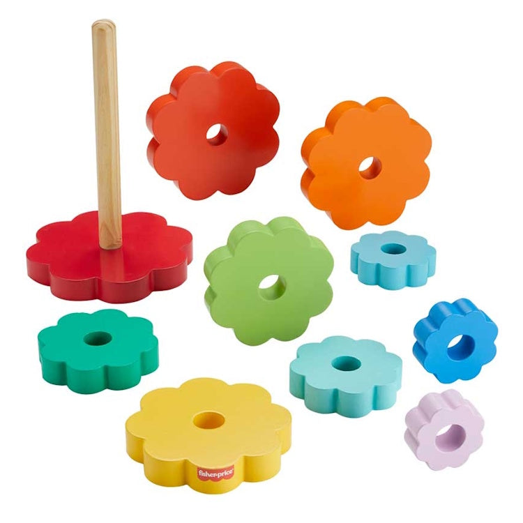 Fisher Price Wooden Ring Stacker