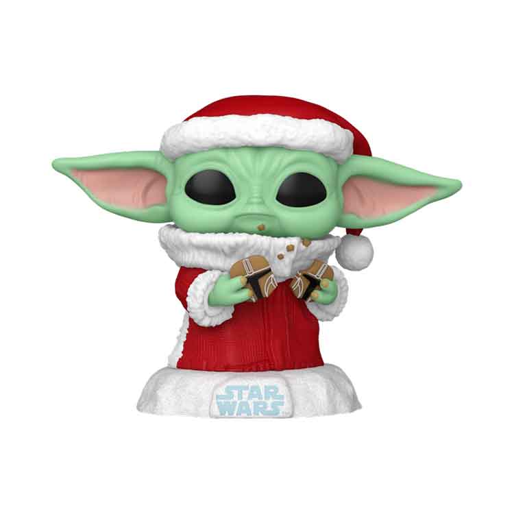 Funko POP Star Wars: Mando Holiday - Grogu
