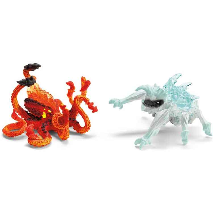 Schleich Ice Bug vs. Fire Kraken