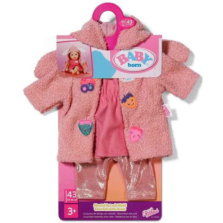 Baby Born Coat Set With Dress