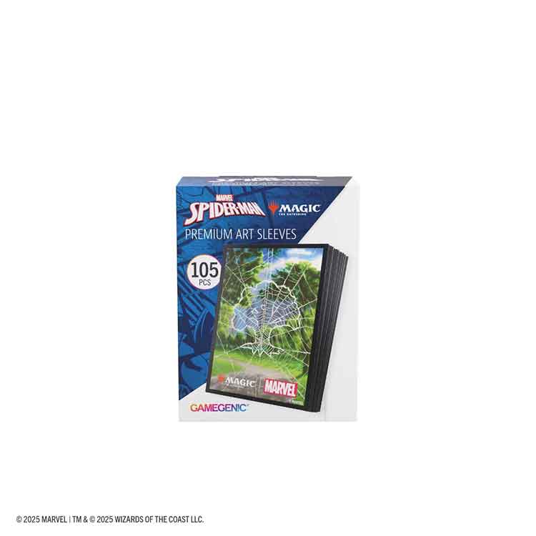 Gamegenic Magic: The Gathering Marvel's Spider-Man Premium Art Sleeves - Spider-Man Forest