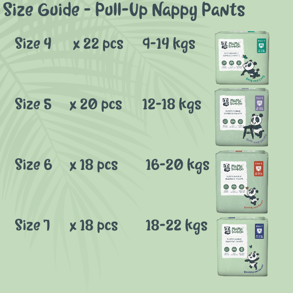 Mama Bamboo Sustainable Pull-Up Nappy Pants DS