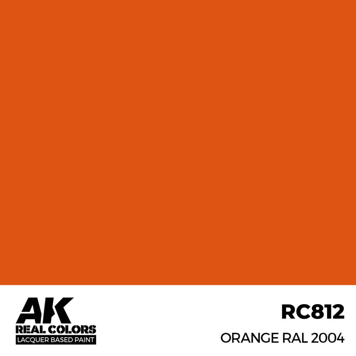 AK Interactive Real Colors - Orange RAL 2004 17ml. (RC812)