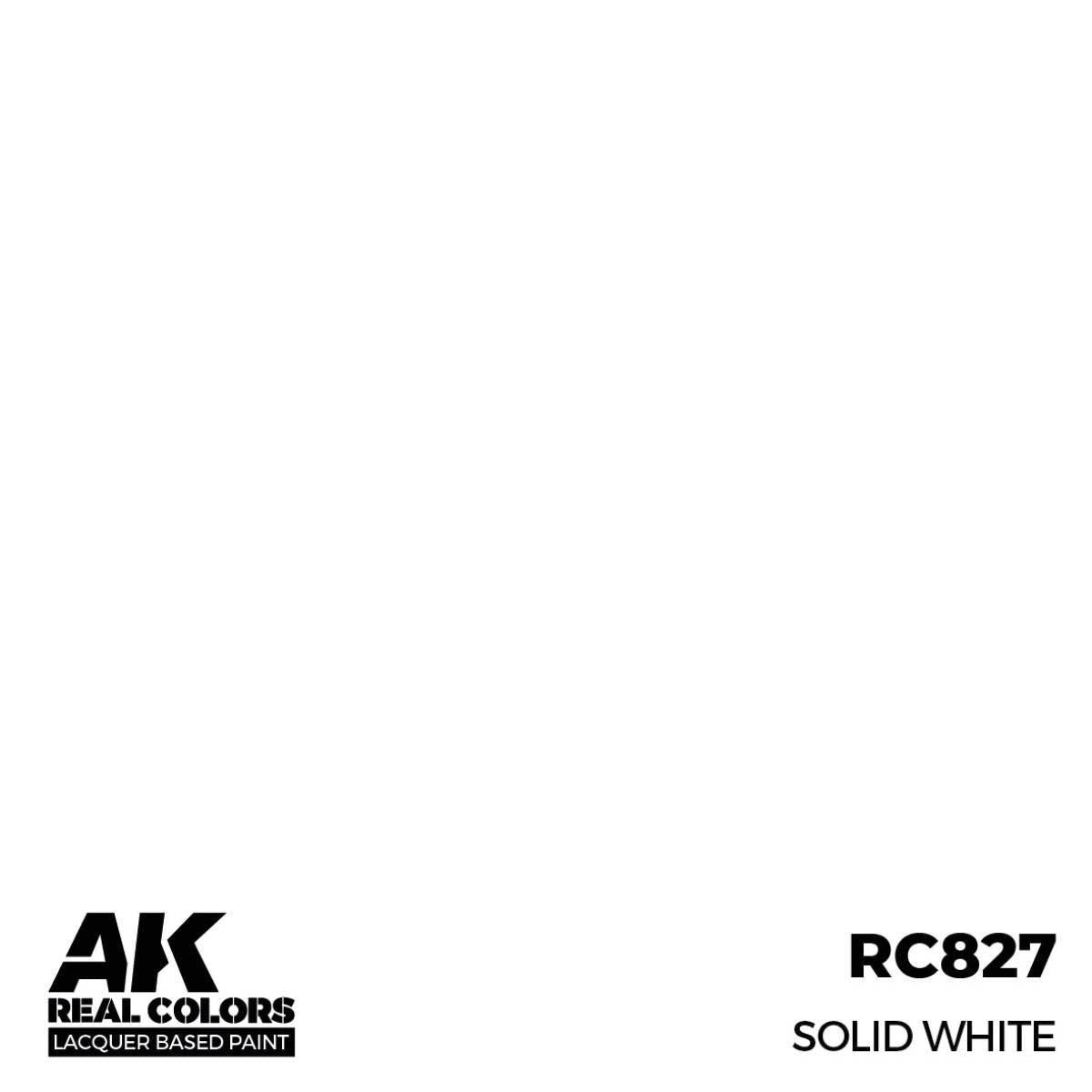 AK Interactive Real Colors - Solid White 17ml. (RC827)