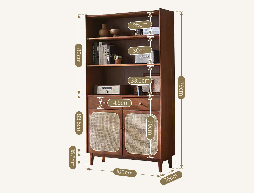 Ruby Tall Sideboard, Antique Sideboard