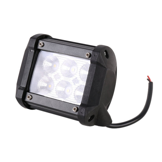18W 6 LED White Light Floodlight Engineering Lamp / Waterproof IP67 SUVs Light, DC 10-30V, 6 LED Floodlight