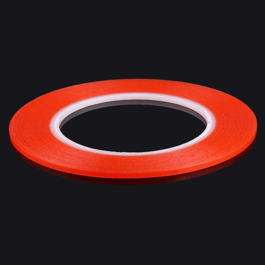 3mm Width Double Sided Adhesive Sticker Tape for iPhone / Samsung / HTC Mobile Phone Touch Panel Repair, Length: 25m (Red), Width: 3mm(Red)