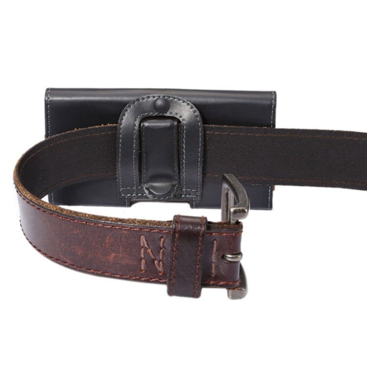 Crazy Horse Texture Vertical Flip Leather Case / Waist Bag with Back Splint for iPhone 6