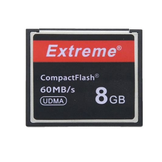 8GB Extreme Compact Flash Card, 400X Read Speed, up to 60 MB/S (100% Real Capacity), 8GB