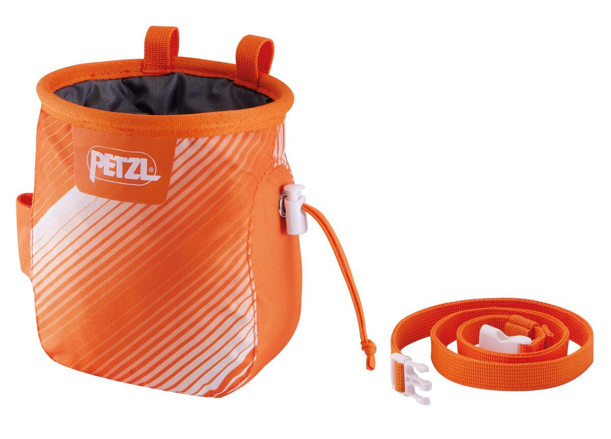 Petzl Saka Ergonomic Chalk Bag - Orange