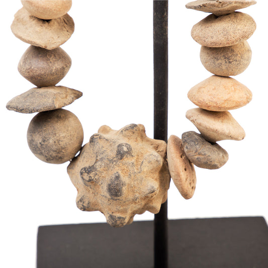 500+ Year old terracotta beads 23G