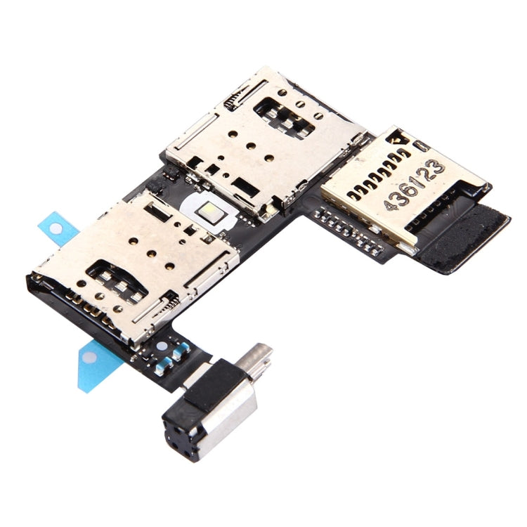 SIM Card Socket + SD Card Socket for Motorola Moto G (2nd Gen.) (Dual SIM Version) , For Motorola MOTO G (2nd Gen)