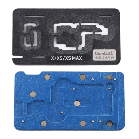 Qianli BGA Reballing Stencil Platform for iPhone X / XS / XS Max, For iPhone X / XS / XS Max