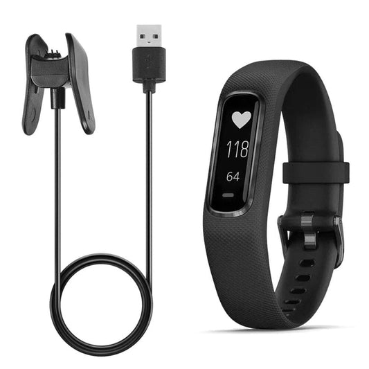Plastic Charger for Garmin Vivosmart 4 Smartwatch, Data Cable, Replacement Cable, 1m