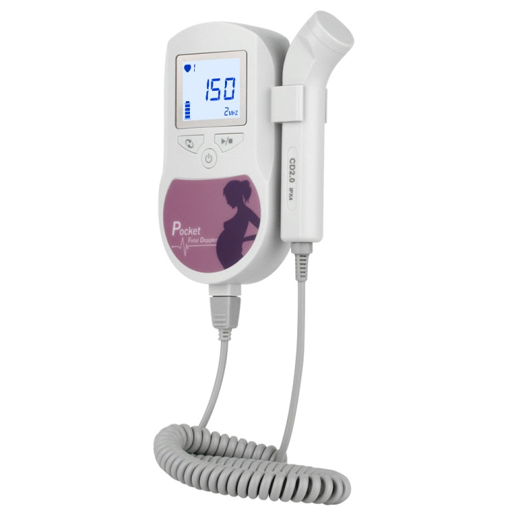 Baby Sound C Fetal Doppler Prenatal Pocket Digital Ultrasound Detector Angel Heartbeat Pregnant Doppler Prenatal Monitor