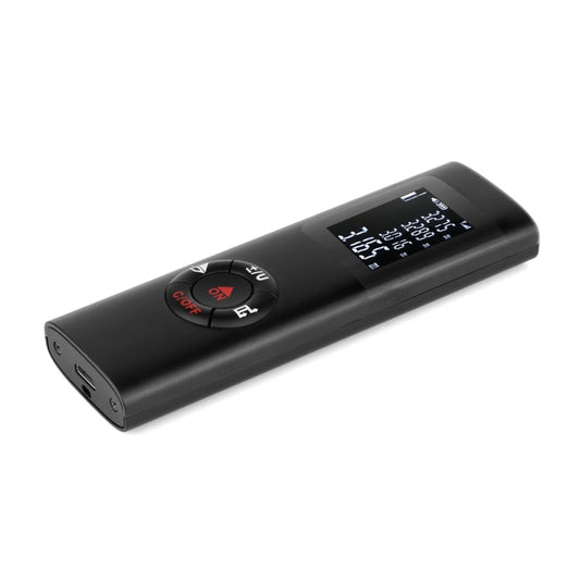 JQ-40 Mini Laser Distance Meter 40m Rechargeable Digital Handheld Laser Rangefinder Portable Laser Range Finder Build Measure, 40m
