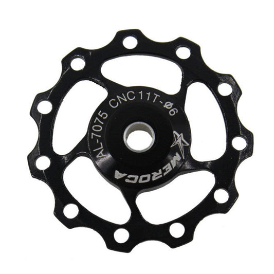 MEROCA Metal Bearings Mountain Bike Road Bike Rear Derailleur Guide Wheel 11T/13T Guide Wheel, 11T Black, 11T Red, 13T Red, 11T Blue, 13T Blue, 11T Purple, 13T Purple, 11T Silver, 13T Silver, 11T Electroplating Colorful, 13T Electroplating Colorful