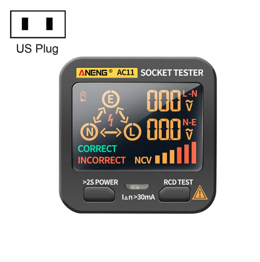 ANENG AC11 Multifunctional Digital Display Socket Tester Electrical Ground Wire Tester